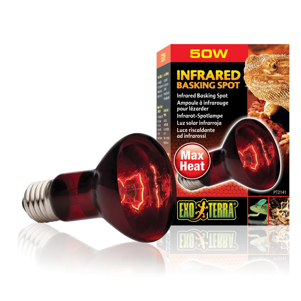 Exo Terra Heat Glo Infrarot (Infrarot) Wärmelampe - 50w