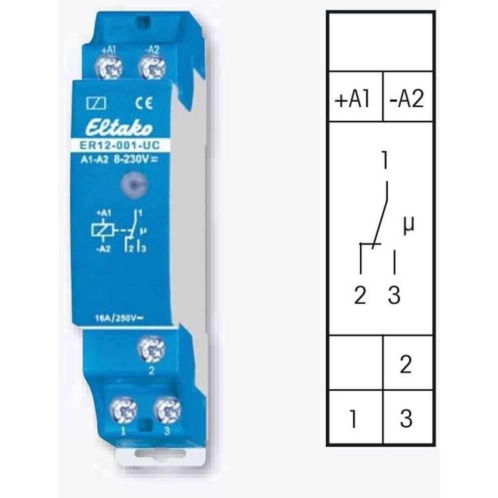 ELTAKO 22001601 Schaltrelais ER12-001-UC