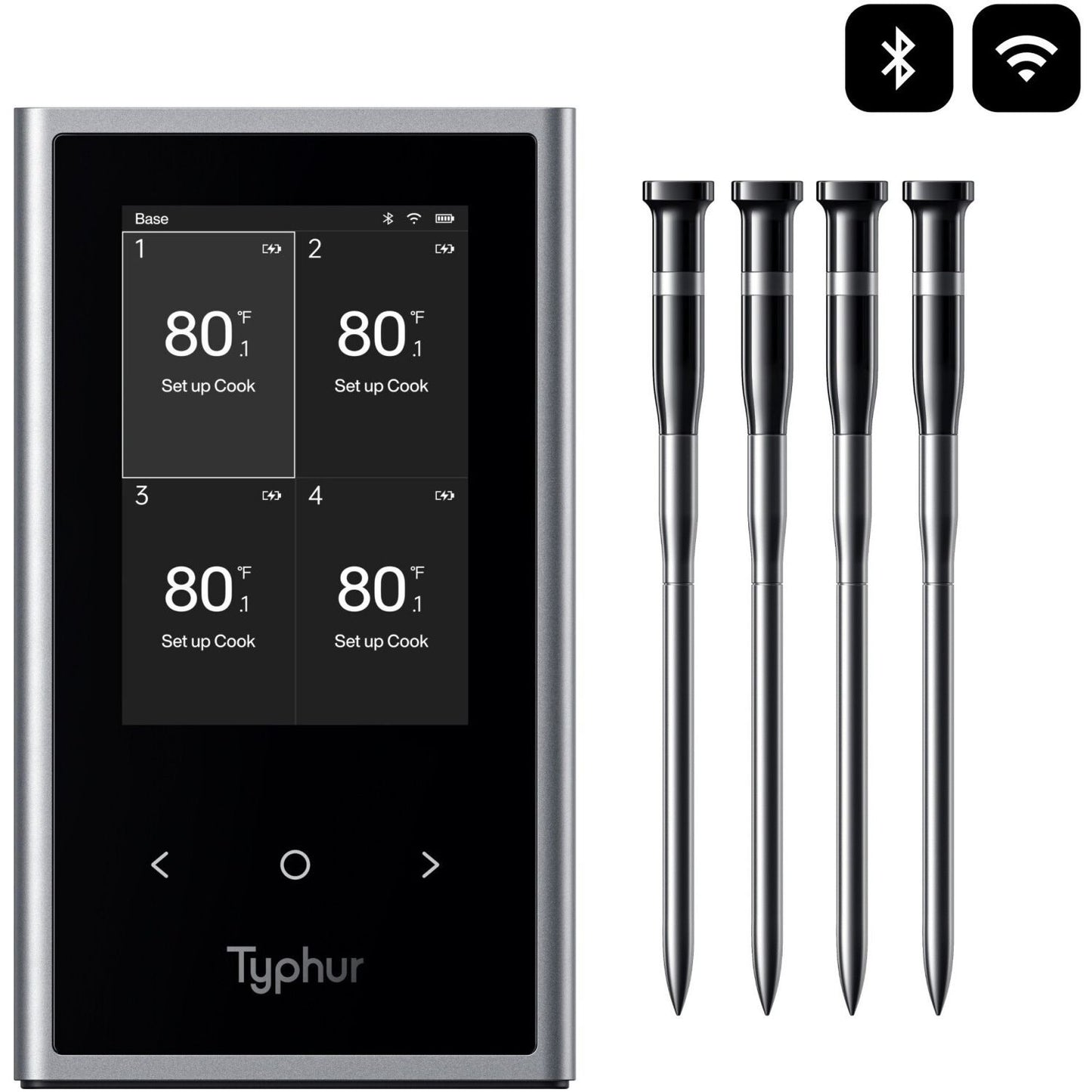 Typhur Sync Quad drahtloses Thermometer 4-Fühler
