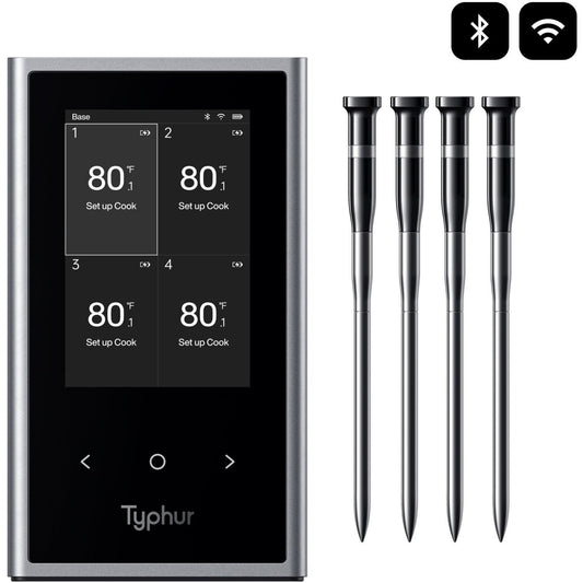 Typhur Sync Quad drahtloses Thermometer 4-Fühler