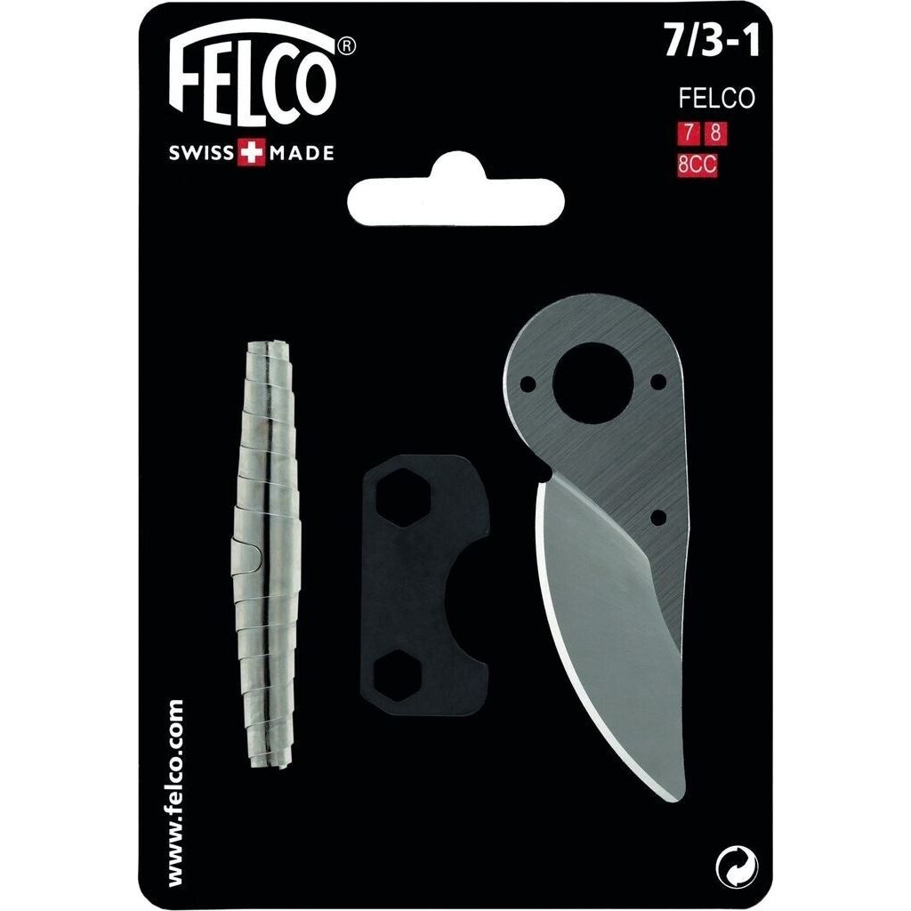 Felco Ersatzteilsatz Klinge 7/3 mit Feder + Stellschlüssel