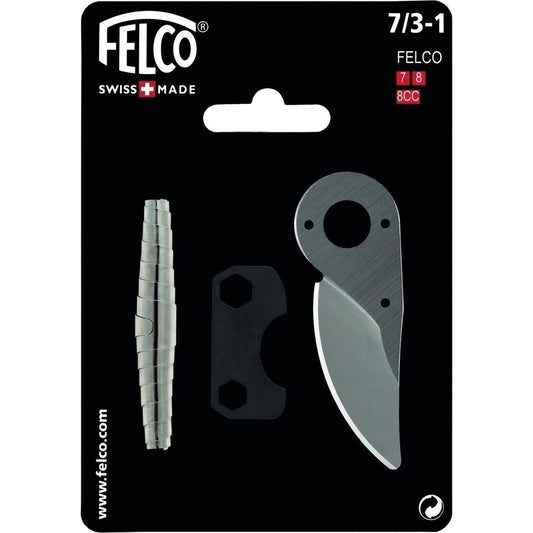 Felco Ersatzteilsatz Klinge 7/3 mit Feder + Stellschlüssel