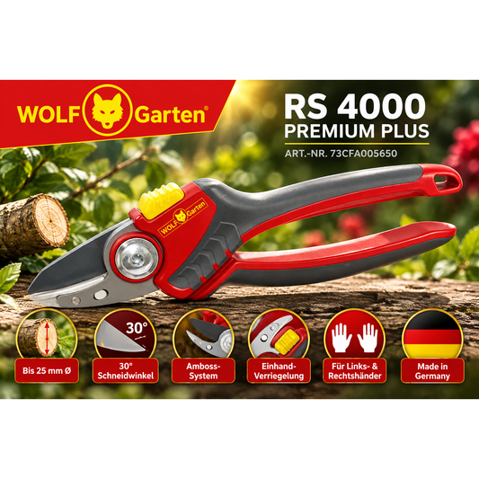 WOLF-Garten 73CFA005650 RS 4000 Gartenschere Amboss – Produktbild 1