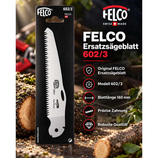 FELCO Ersatzsägeblatt 602/3 Blattlänge 160 mm – Produktbild 1