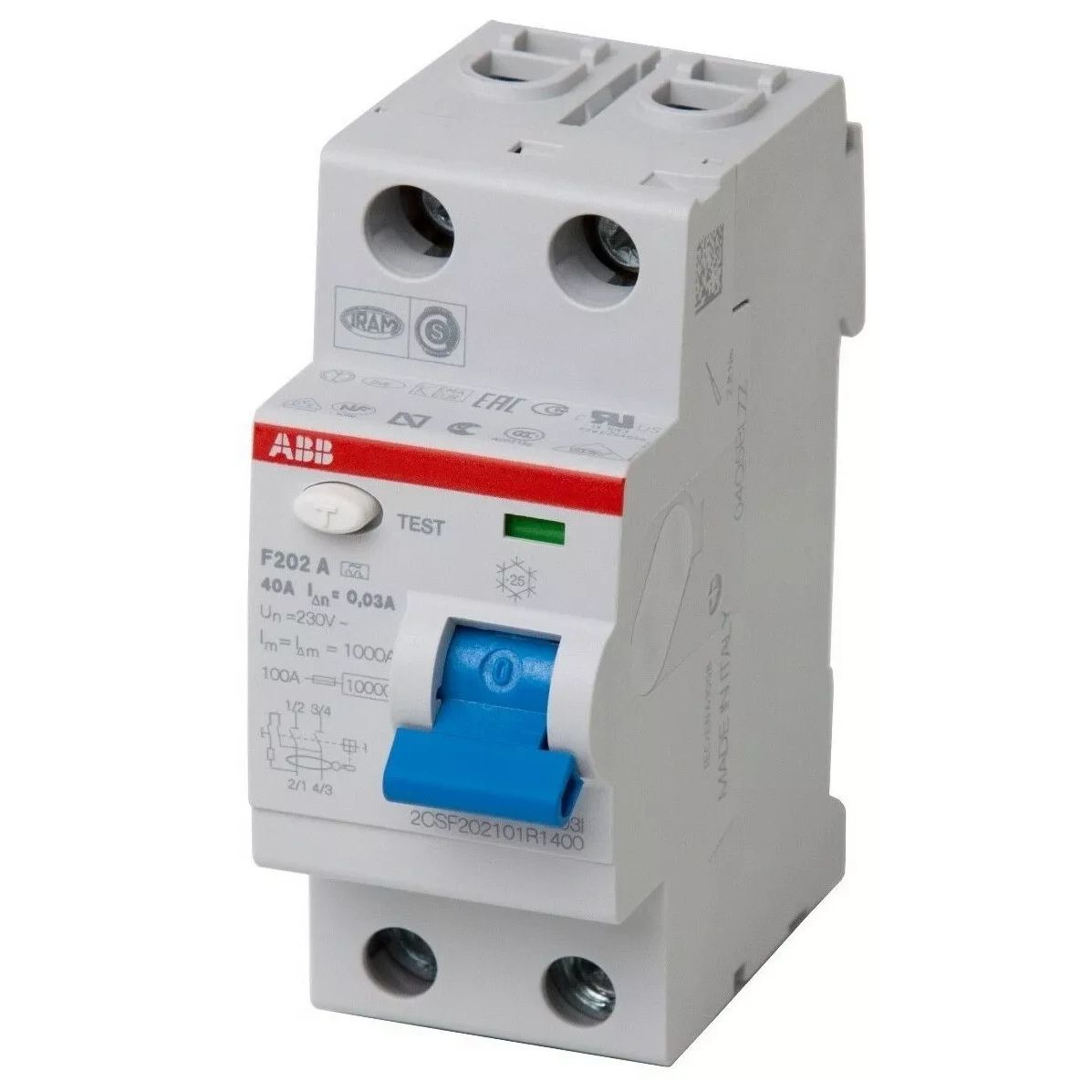 ABB FI Schutzschalter F202A 40 0,03 Typ A 40A 30mA