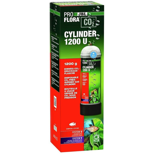 JBL PROFLORA CO2 CYLINDER 500 U Einweg-Vorratsflasche mit 500 g CO2 Aquarium