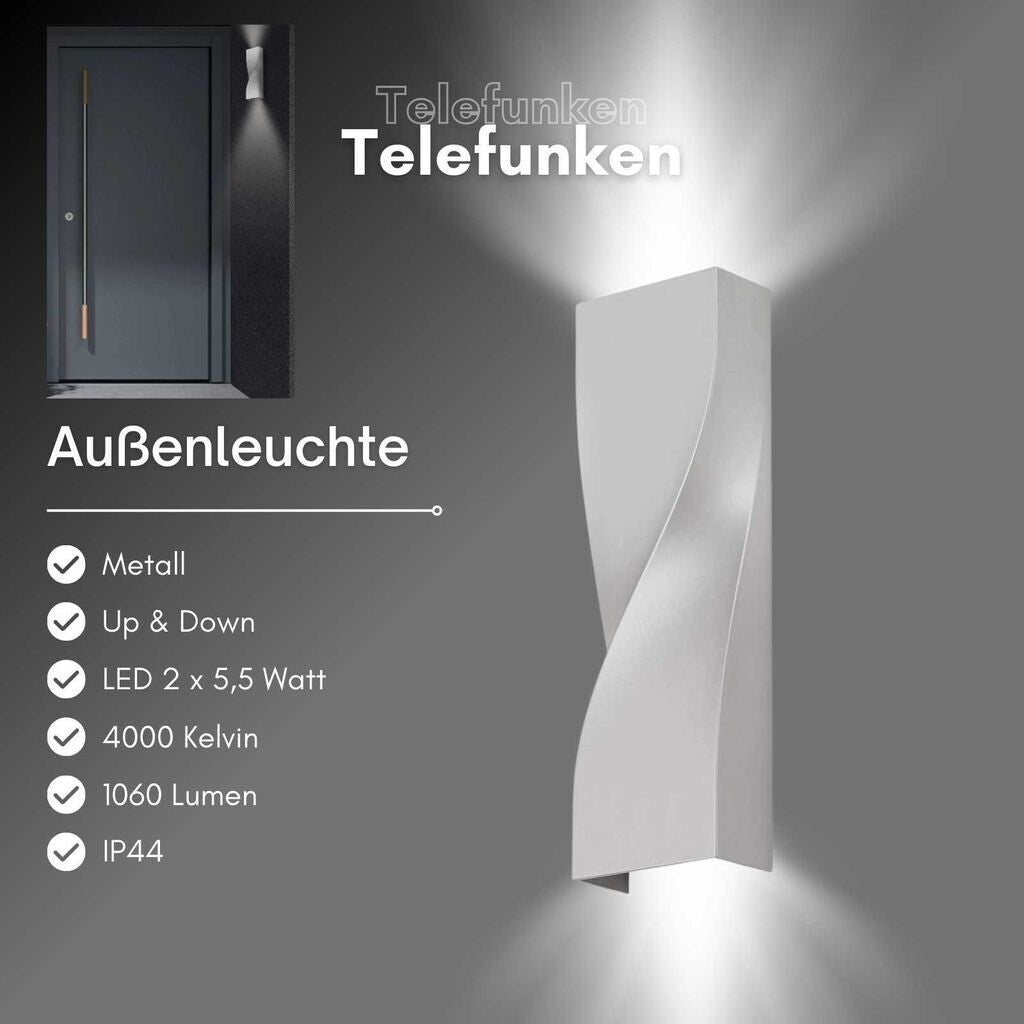 Telefunken LED Außenlampe IP44 (312704TF)