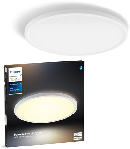 Philips Hue Panelleuchte Tento White Ambiance Rund M Weiß