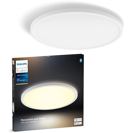 Philips Hue Panelleuchte Tento White Ambiance Rund M Weiß