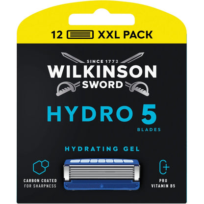 WILKINSON SWORD Hydro 5 Skin Protection Rasierklingen – 12 Stück – Produktabbildung