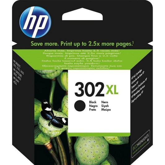 Original HP 302XL black schwarz F6U65AE Tintenpatronen HP DeskJet 1110 KR3-302XL