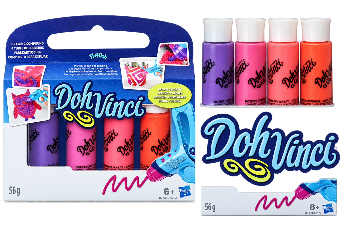 2x Hasbro Play Doh Vinci, Farbkatuschen, verschiedene Farbtöne