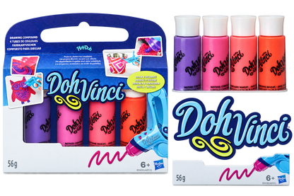 2x Hasbro Play Doh Vinci, Farbkatuschen, verschiedene Farbtöne