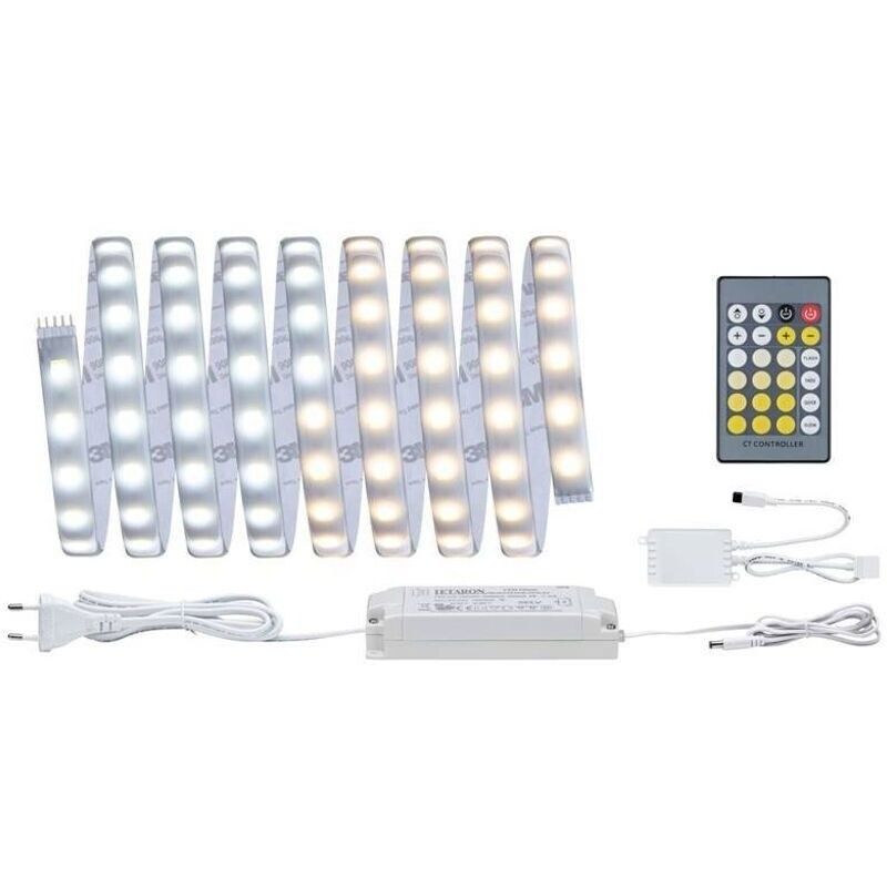 Paulmann MaxLED Tunable White 70624 LED-Streifen-Basisset  mit Stecker 24 V 3...