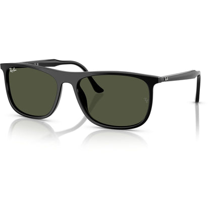 Ray-Ban RB2216 901/31 – Polished Black / Classic Green