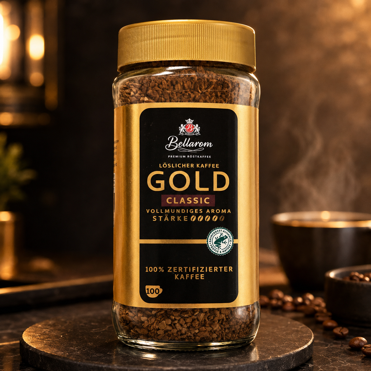 BELLAROM GOLD Classic kaffeelöslich Instantcafé