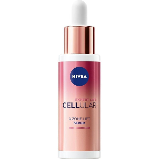 NIVEA Cellular Expert Lift 3-Zonen Lift Serum mit Bakuchiol – 30 ml Anti-Falte