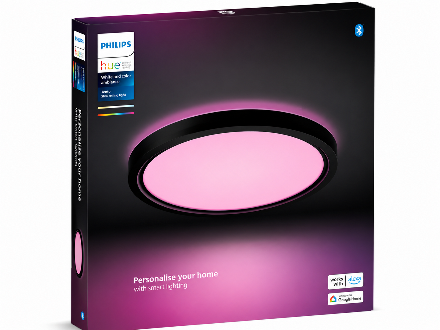 Philips Hue LED Deckenleuchte 16,6W 1160 lm 2200- 6500 K Ø 29 cm Tento schwarz