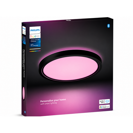Philips Hue LED Deckenleuchte 16,6W 1160 lm 2200- 6500 K Ø 29 cm Tento schwarz