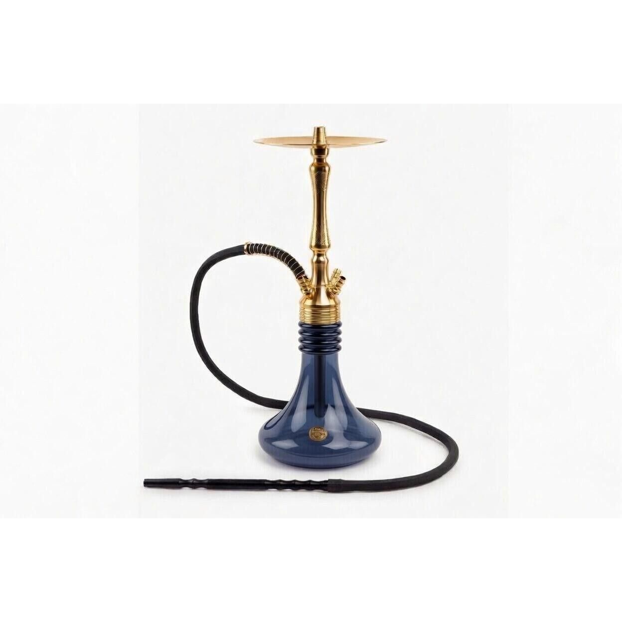 OMG Premium Shisha Set – Gold / Dunkelblau / Schwarz