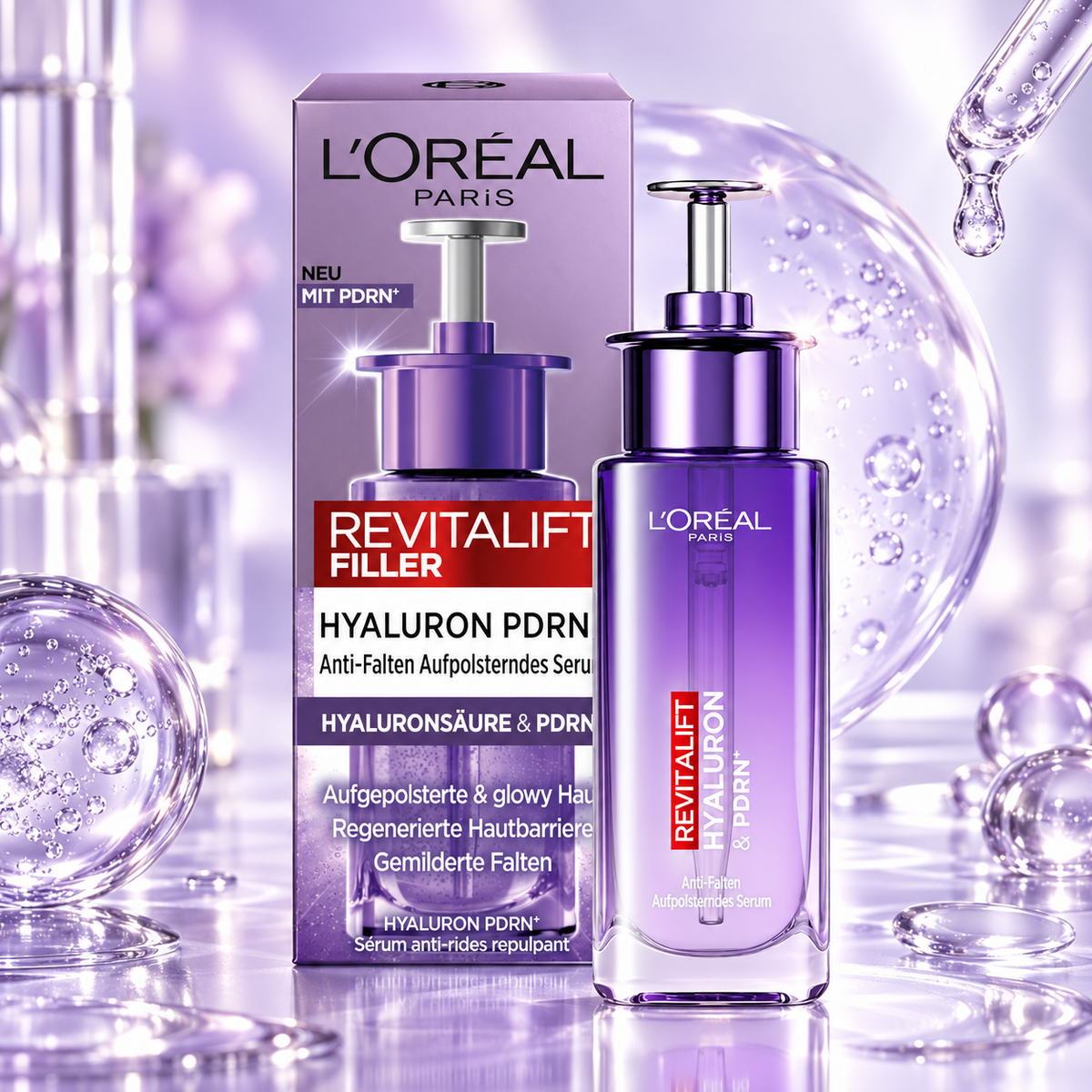 L'Oréal Paris Aufpolsterndes Serum – Hyaluronsäure & veganes PDRN