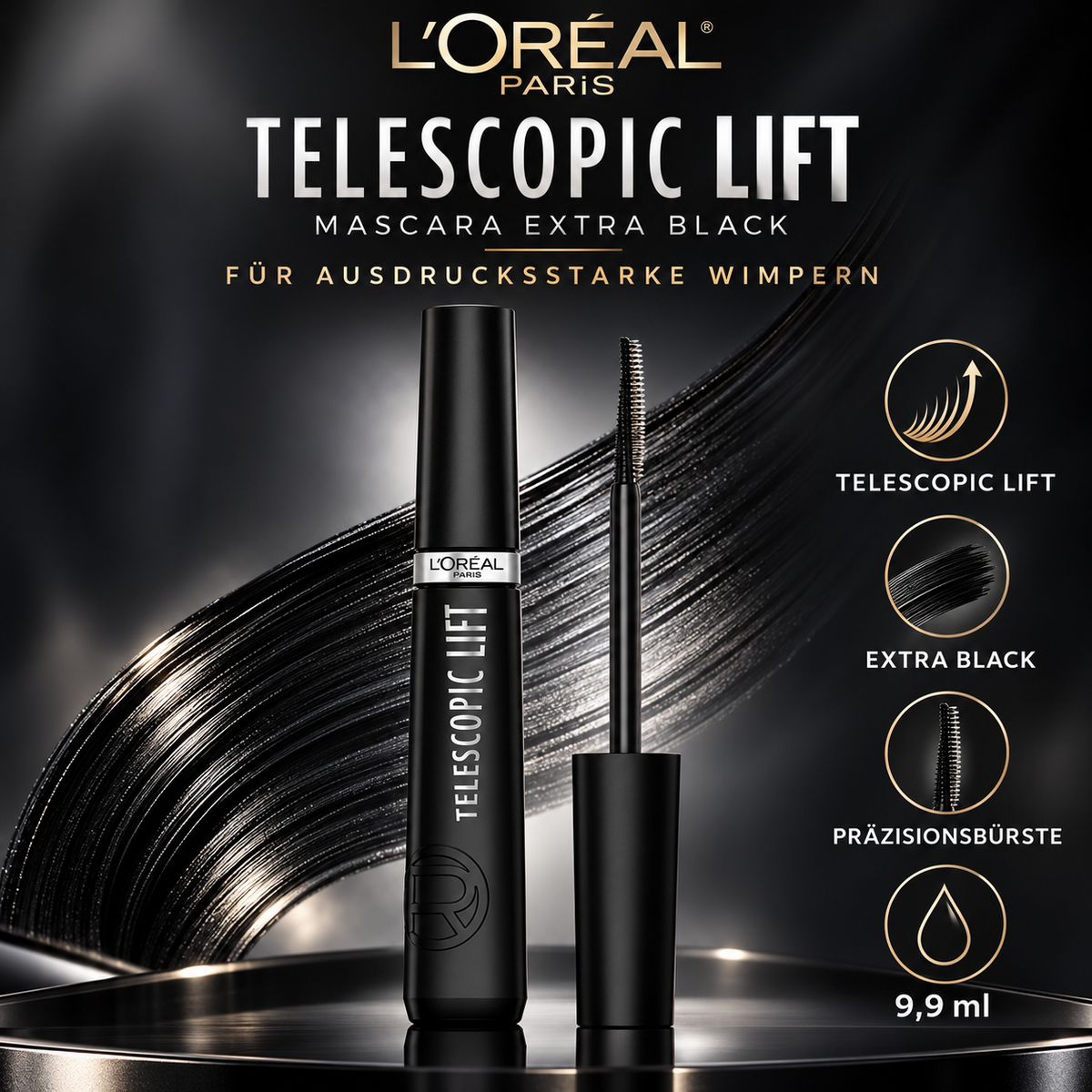 L’Oreal Telescopic Lift Mascara Extra Black 9,9ml