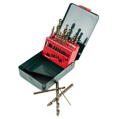 Metabo 627157000 HSS Metall-Spiralbohrer-Set 19teilig 1 mm, 1.5 mm, 2 mm, 2.5...