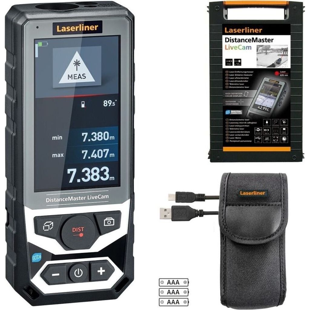 Laserliner DistanceMaster LiveCam Entfernungsmesser Messwerkzeug