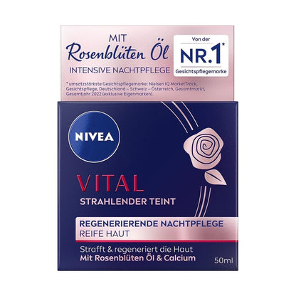 NIVEA VITAL Nachtpflege strahlender Teint Anti-Age regenerierend