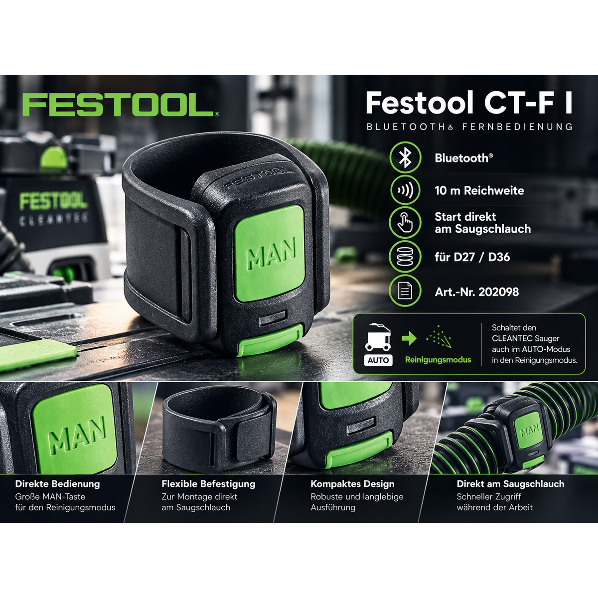 Festool Festo Bluetooth Fernbedienung Ct-F I 202098 – Produktbild