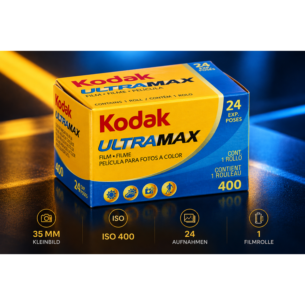 Kodak Ultramax 400 135 24 Aufnahmen | Farb-Negativfilme – Produktabbildung