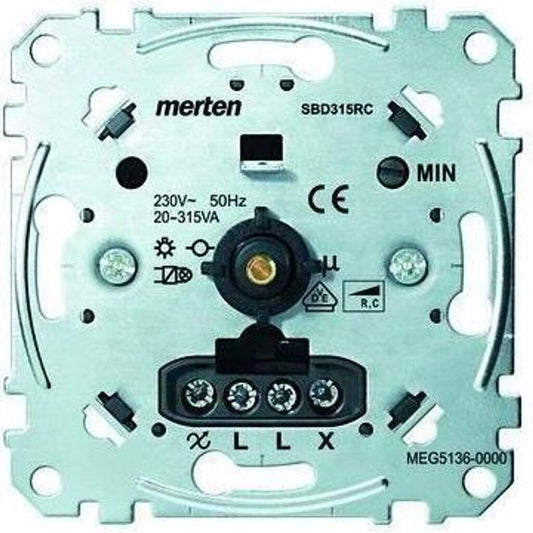 Merten Schneider Drehdimmer-Einsatz MEG5136-0000 Unterputz 20-315W 230V
