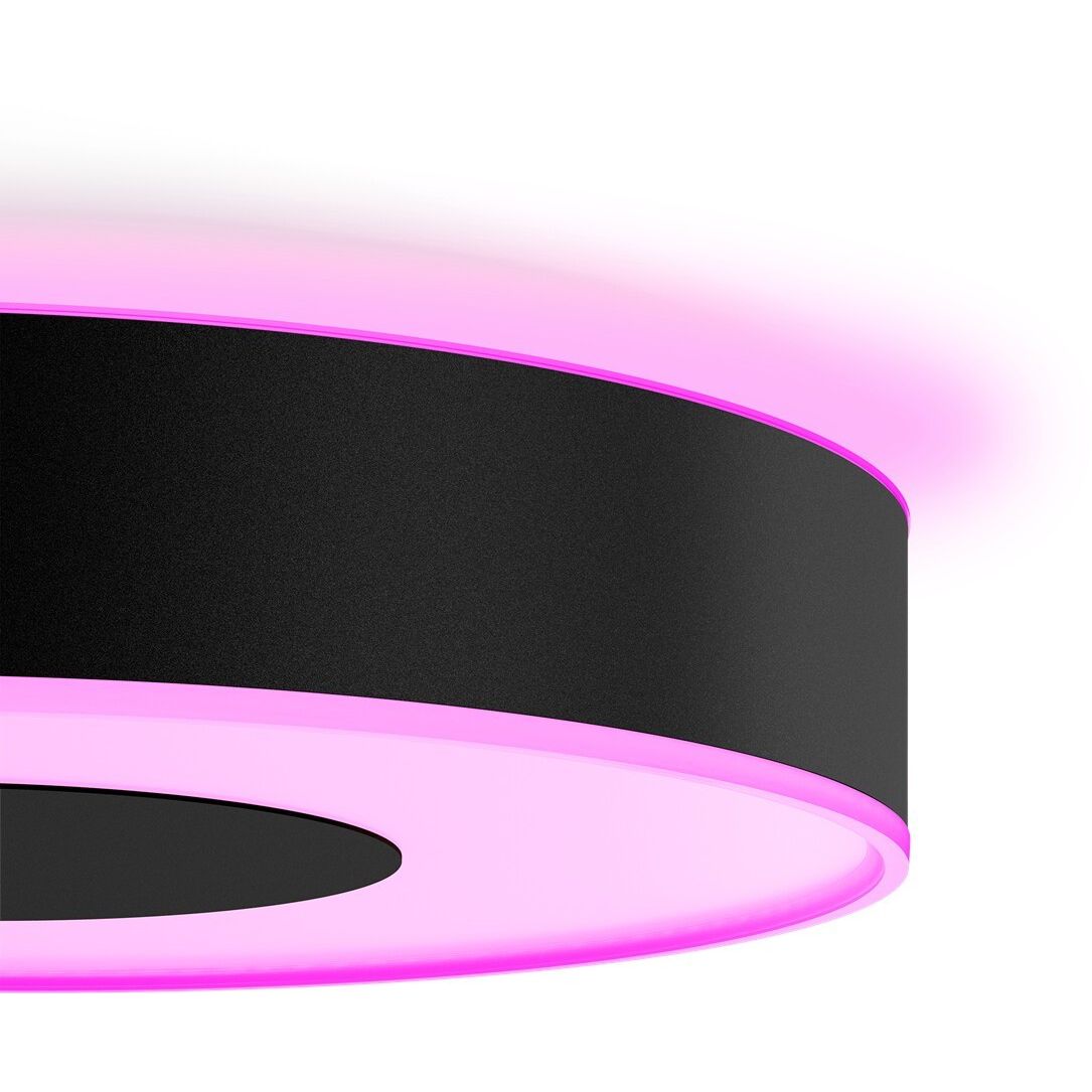Philips Hue White and Color Ambiance Xamento Deckenleuchte Ø 38,1 cm Schwarz