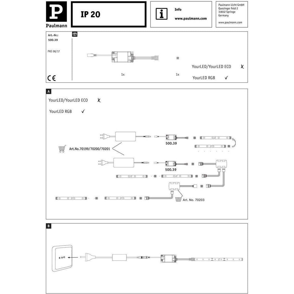 TIP ECO VDE Elektroniktrafo 20-80W 230/12V 80VA Weiß Halogen-Trafo