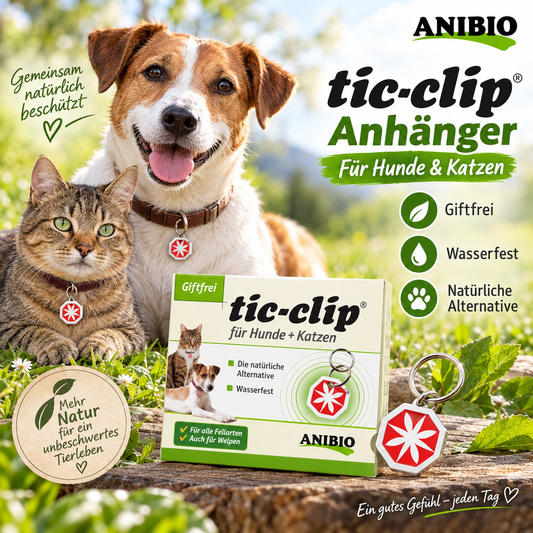 Anibio TIC CLIP Anhänger ticclip für Hunde und Katzen – Produktbild