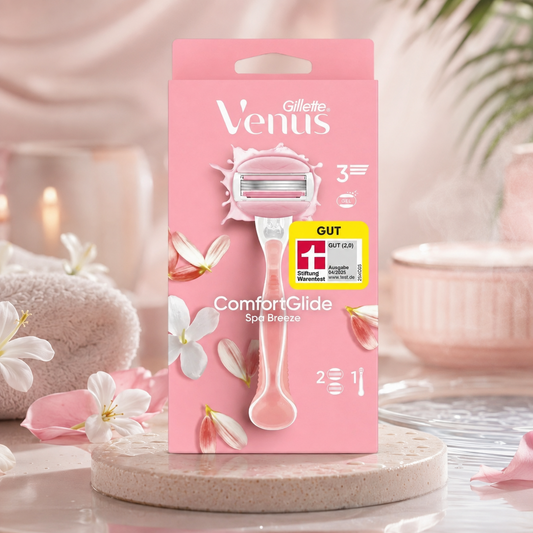 Gillette Venus Nassrasierer - Comfortglide Spa Breeze mit 2 Klingen