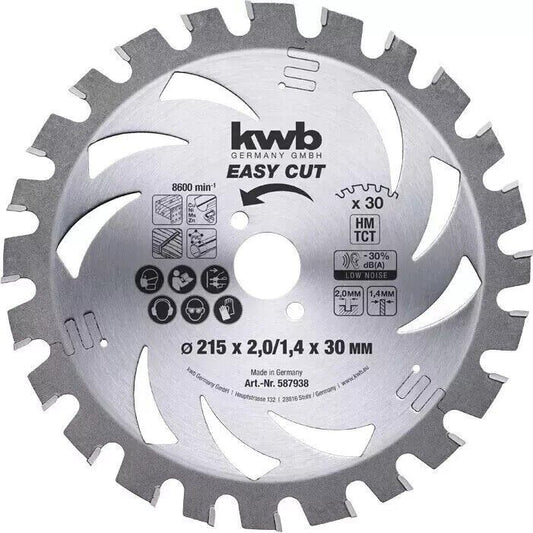 kwb Akku Top Hk-Sägebl. AKKU Ø 215 x 30 Z30 587938