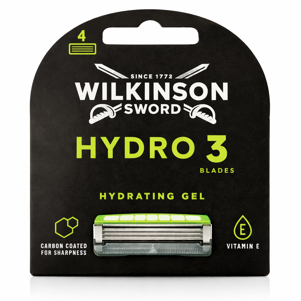 Wilkinson Sword Hydro 3 Hydrating Gel Rasierklingen – 4er Pack