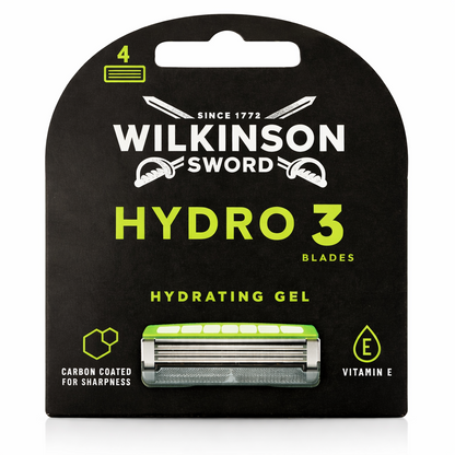 Wilkinson Sword Hydro 3 Hydrating Gel Rasierklingen – 4er Pack