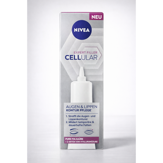 Nivea Expert Filler Cellular Augen & Lippen Kontur Pflege 15ml - NEU
