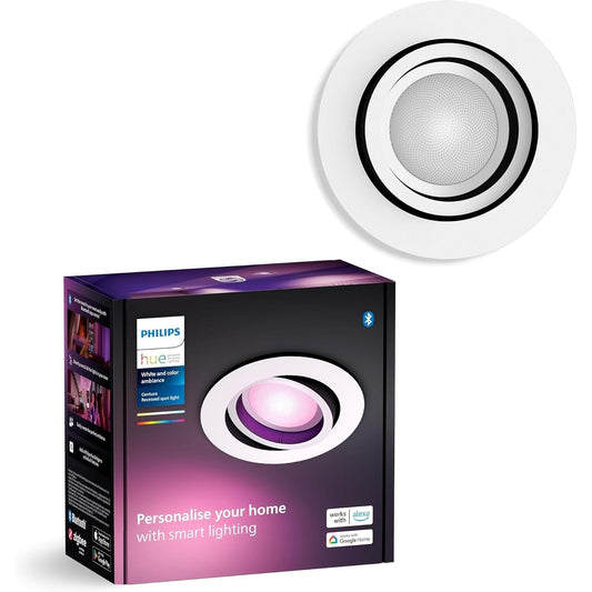 Philips HUE White & Color Ambiance Centura Einbauspot LED-Leuchte Weiß NEU