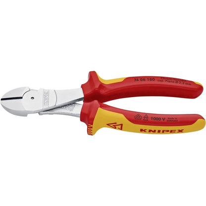 Knipex 74 06 180 VDE Kraft-Seitenschneider 180 mm isoliert