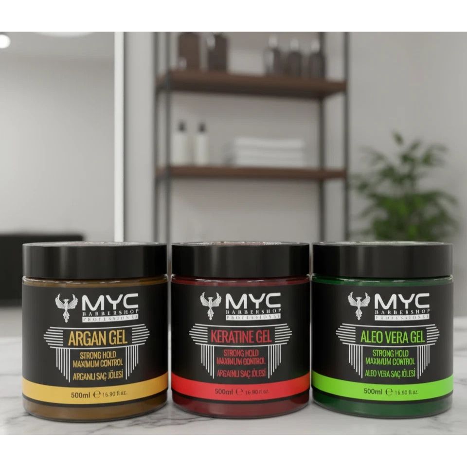 MYC Hair Gel – Abbildung mehrerer Produktvarianten – Produktabbildung