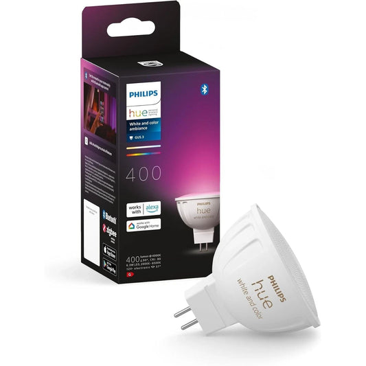 Philips Hue White 400 Ambiance & Color MR16 LED Lampe 1er Pack, 6 Mio. Farben