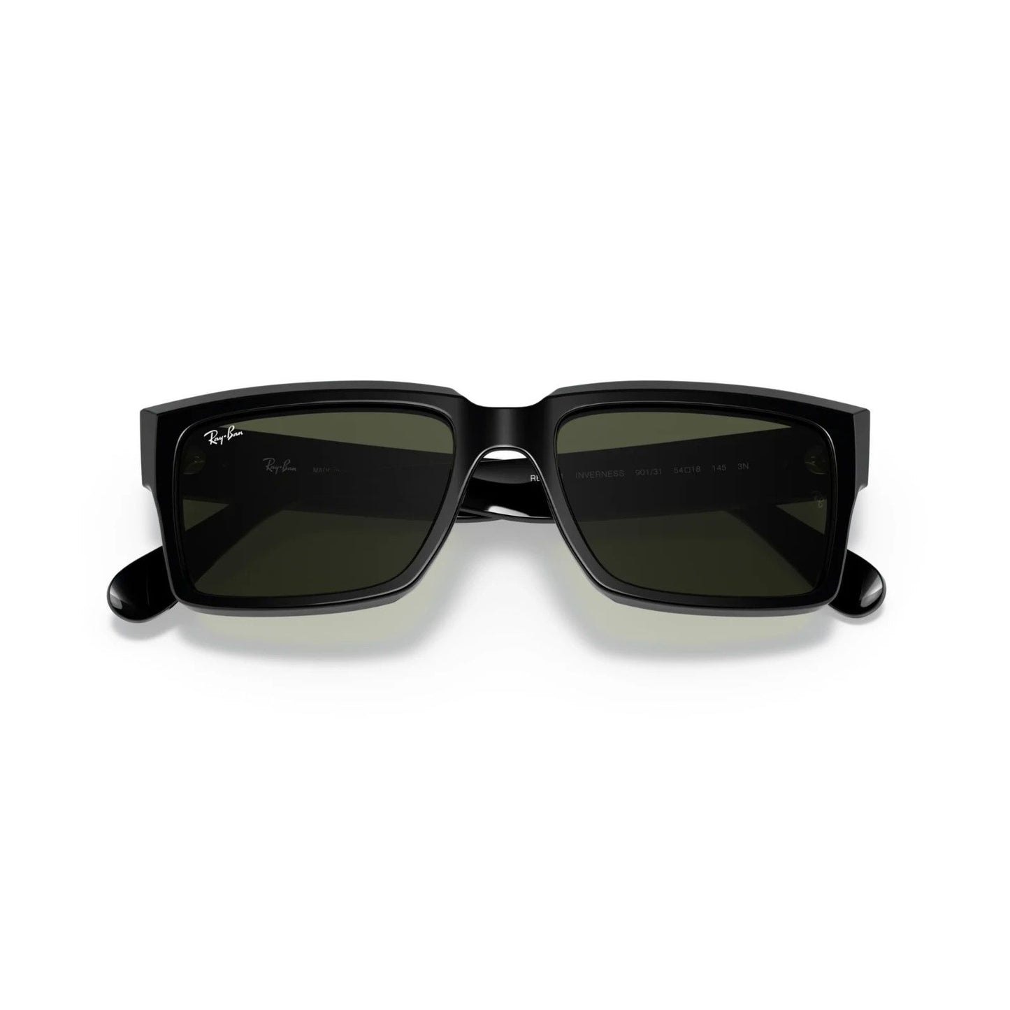 Ray-Ban RB2191 Inverness 901/31 – Schwarz / Grün