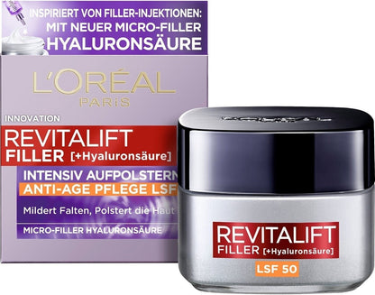 L'Oréal Paris Revitalift Filler Tagespflege LSF 50 – 50 ml