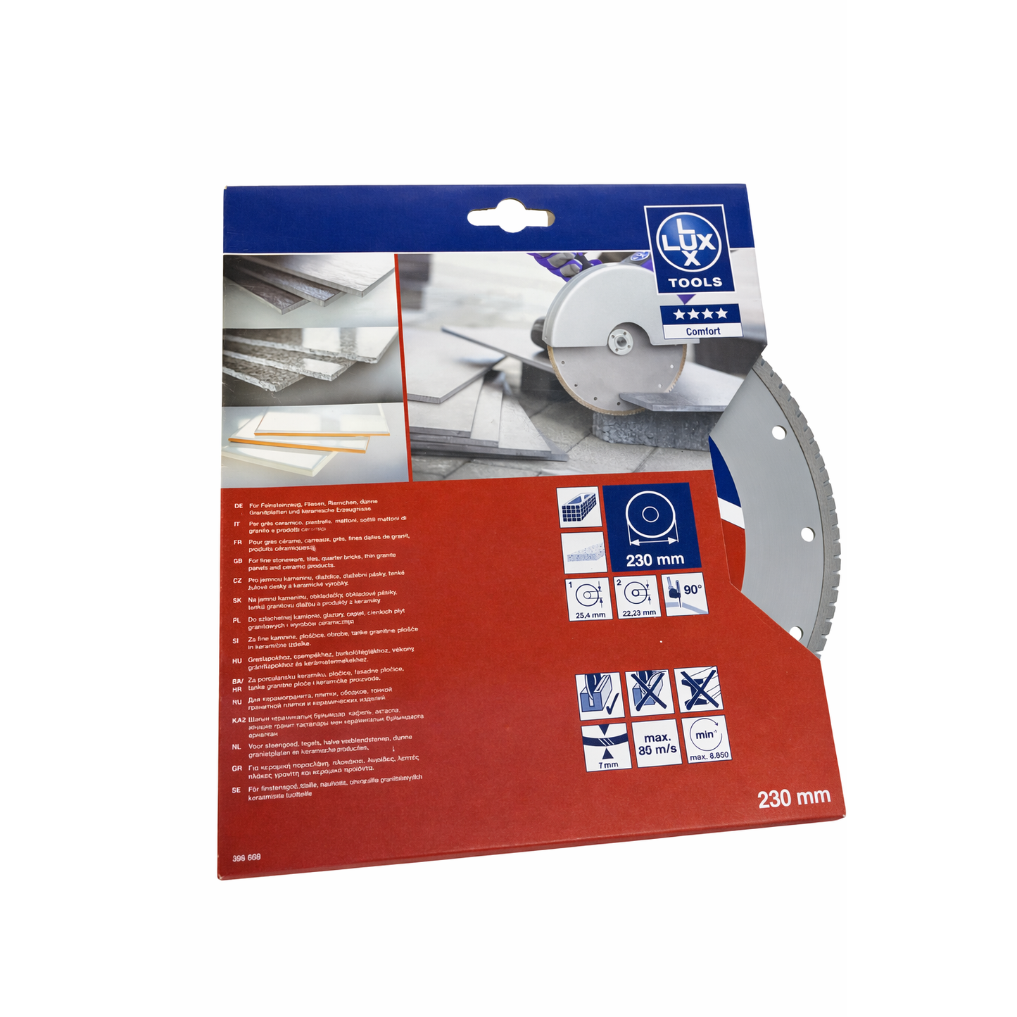LUX-TOOLS Diamant-Trennscheibe Vollrand 230 mm (Comfort)