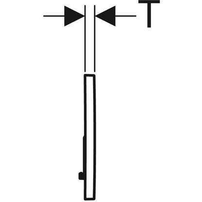 Geberit Sigma01 Betätigungsplatte - Grau (115.770.JQ.5)