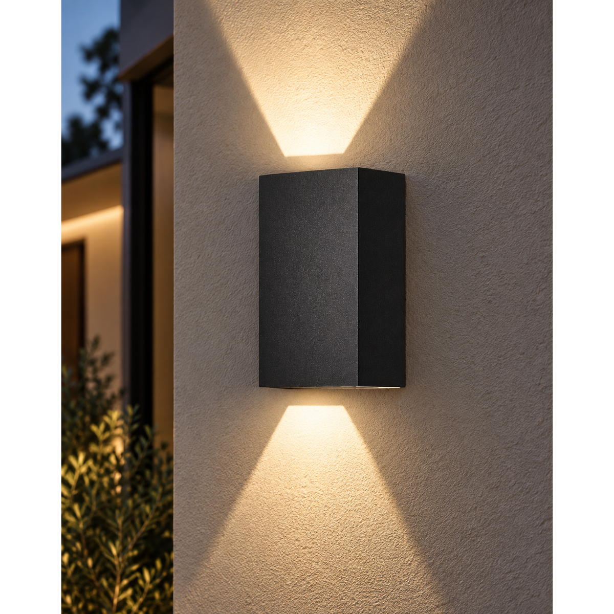 LED Aussenleuchte UP & Down Lampe Leuchte Wandleuchte Effekt G96435/63