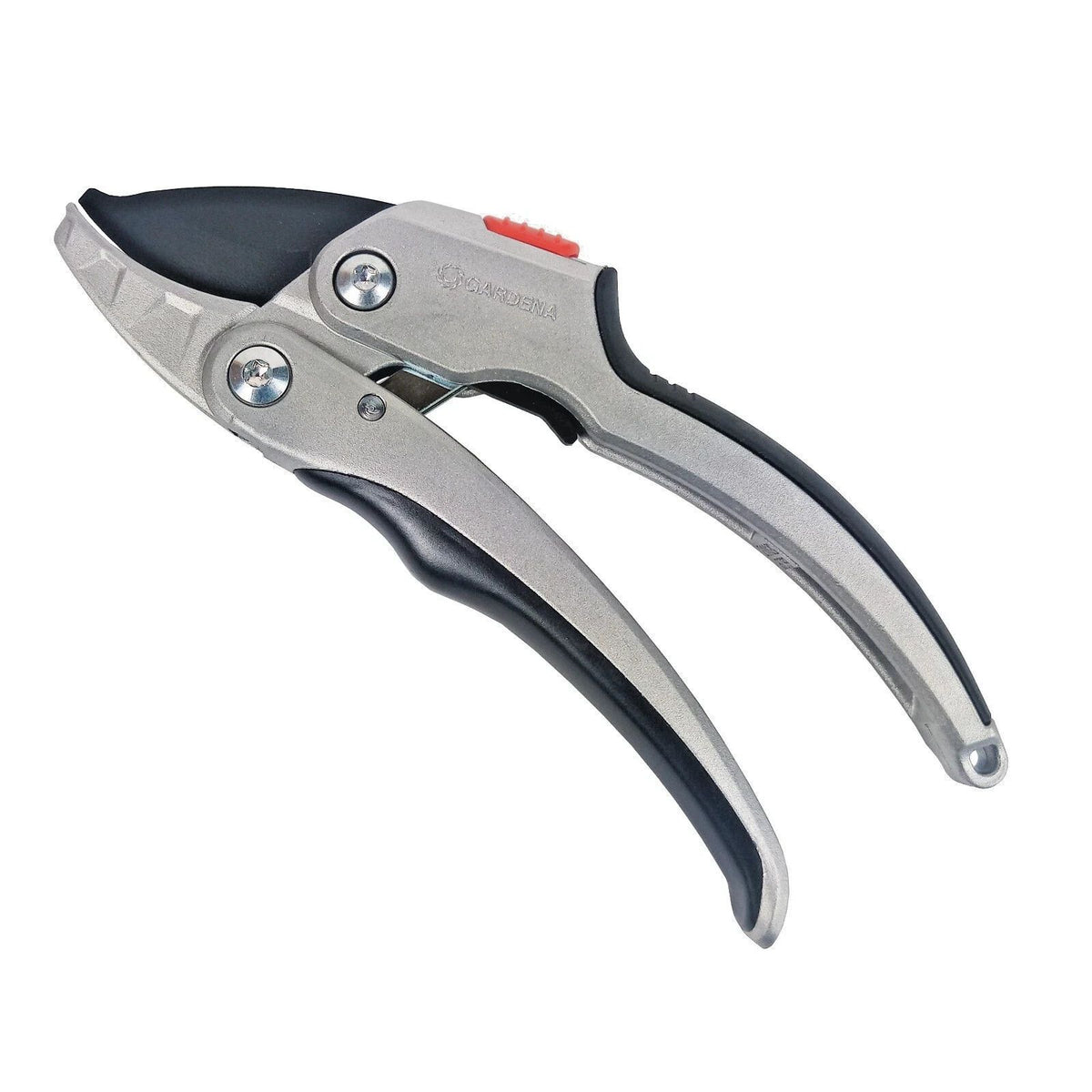 GARDENA 8798-20 Amboss Gartenschere SmartCut Ø 25 mm Ratsche Comfort Alu Griffe